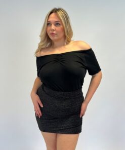 3044 - Pollera Sambahi - Lurex Elastizado