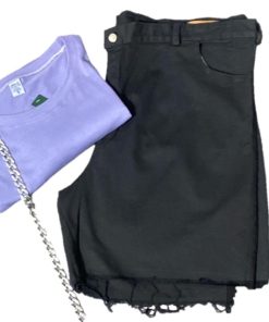 0234 - Short Deflecado - Gabardina Elastizada