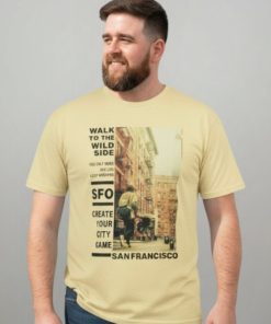 Alternative view of 1701 - Remera Básica WALK SAN FRANCISCO – Jersey Estampada