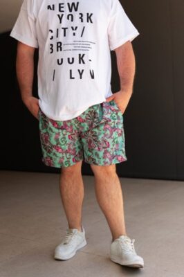2084 - Short de Baño Rajkot - Microfibra Estampada