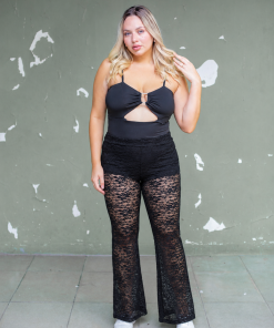 Alternative view of 7712 - Pantalon King - Encaje Elastizado con Short de Microfibra