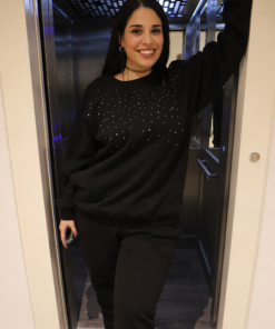 Alternative view of 44124 - Buzo Santa Rosa - Frisa con Strass y Bolsillos