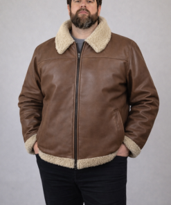6116 - Campera Combatore - Cuero con Piel Ecologica