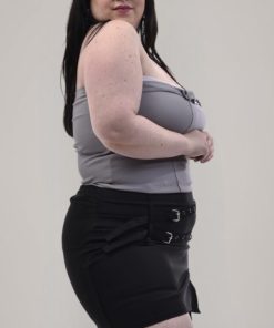 Alternative view of 2265 - Short/Pollera Fresa - Bengalina Elastizada c/Short de Microfibra