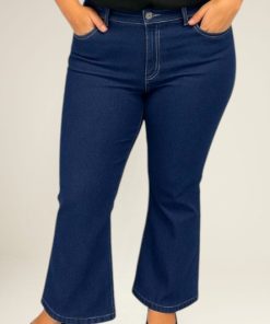 5587 - Pantalón Papaya - Jean Elastizado Flare