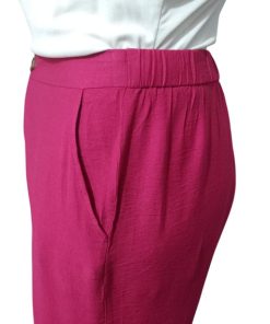 Alternative view of 70000 - Pantalon Lino - Elastico Cintura Espalda