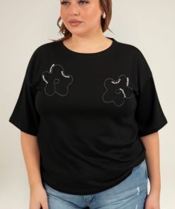 73007 - Remera Flor Brillo - Jersey