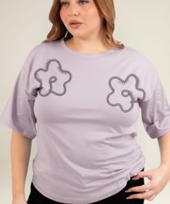 Alternative view of 73007 - Remera Flor Brillo - Jersey
