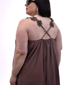 Alternative view of 73501 - Vestido c/Flores - Simil Lino