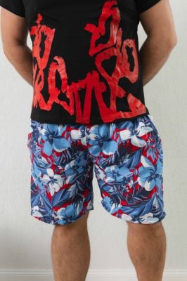 2084 - Short de Baño Rajkot - Microfibra Estampada