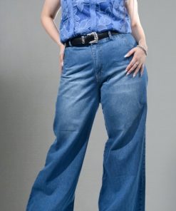 5579 - Pantalon Rio Grande - Jean Rigido Tiro Alto