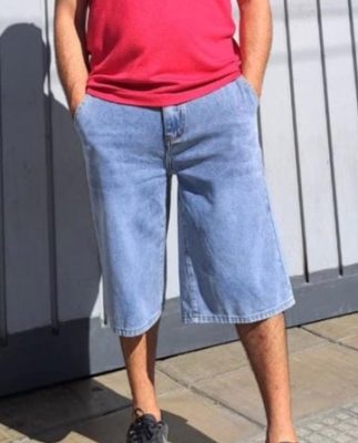 70008 - Bermuda c/Elástico en Cintura - Jean Rigido