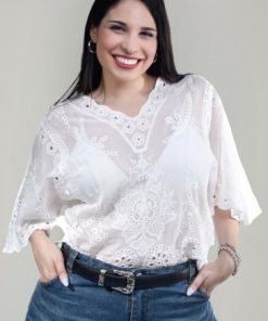 73030 - Remera Broderie