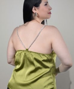 Alternative view of 73018 - Musculosa Satinada c/Tira de Brillo