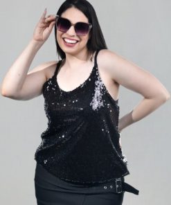 Alternative view of 73020 - Remera c/Bretel y Forro - Lentejuelas