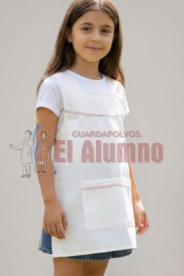 6808 - Poncho De Nena con Broches