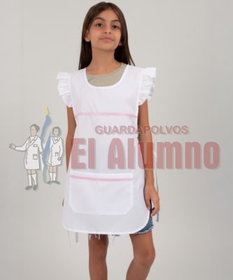 0683 – Poncho Niña c/Cinta Rosa