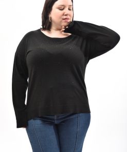 77002 - Sweater Brillo en el Frente