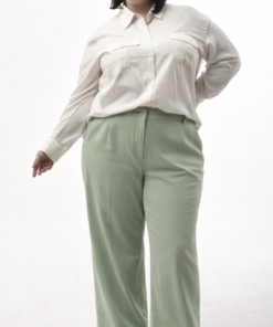 Alternative view of 70017 - Pantalón Palazzo - Gabardina