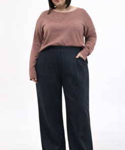 70017 - Pantalón Palazzo - Gabardina