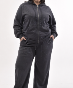 74003 - Conjunto de Frisa Campera y Pantalón con brillo