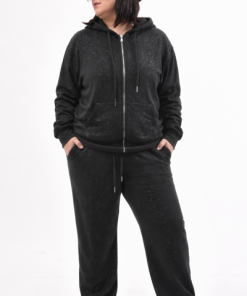 Alternative view of 74003 - Conjunto de Frisa Campera y Pantalón con brillo