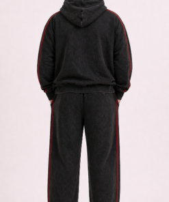 Alternative view of 74004 – Conjunto de Buzo con Pantalón Gastado - Rustico