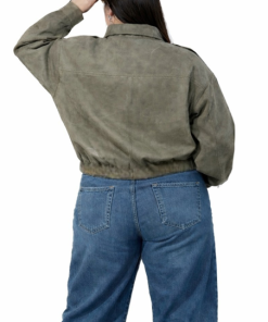 Alternative view of 77503 - Campera Bomber - Gamuza