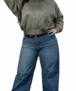 77503 - Campera Bomber - Gamuza