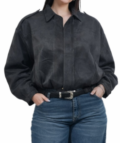 Alternative view of 77503 - Campera Bomber - Gamuza