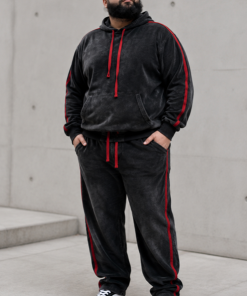 74004 – Conjunto de Buzo con Pantalón Gastado - Rustico