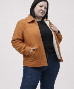 77506 - Campera Lisa con Piel Interior - Paño