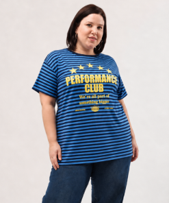 Alternative view of 39056 - Remera Performance - Jersey Rayado Estampado