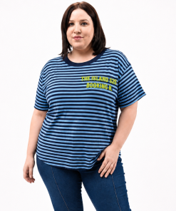Alternative view of 39061 - Remera Island - Jersey Rayado Estampado