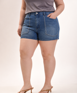 Alternative view of 70055 - Short Rosalie - Jeans C/ Tachas