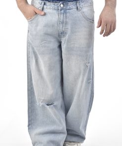 70014 – Pantalón de Jean Rígido c/ Roturas