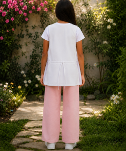 Alternative view of 6808 - Poncho De Nena con Broches Cinta Naranja