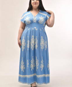 Alternative view of 73511 - Vestido Pauline - Lino Bordado