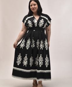 73511 - Vestido Pauline - Lino Bordado