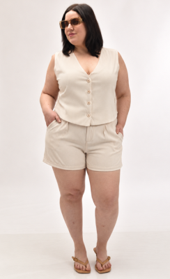 74011 - Conjunto Michelle - Lino C/ Elástico